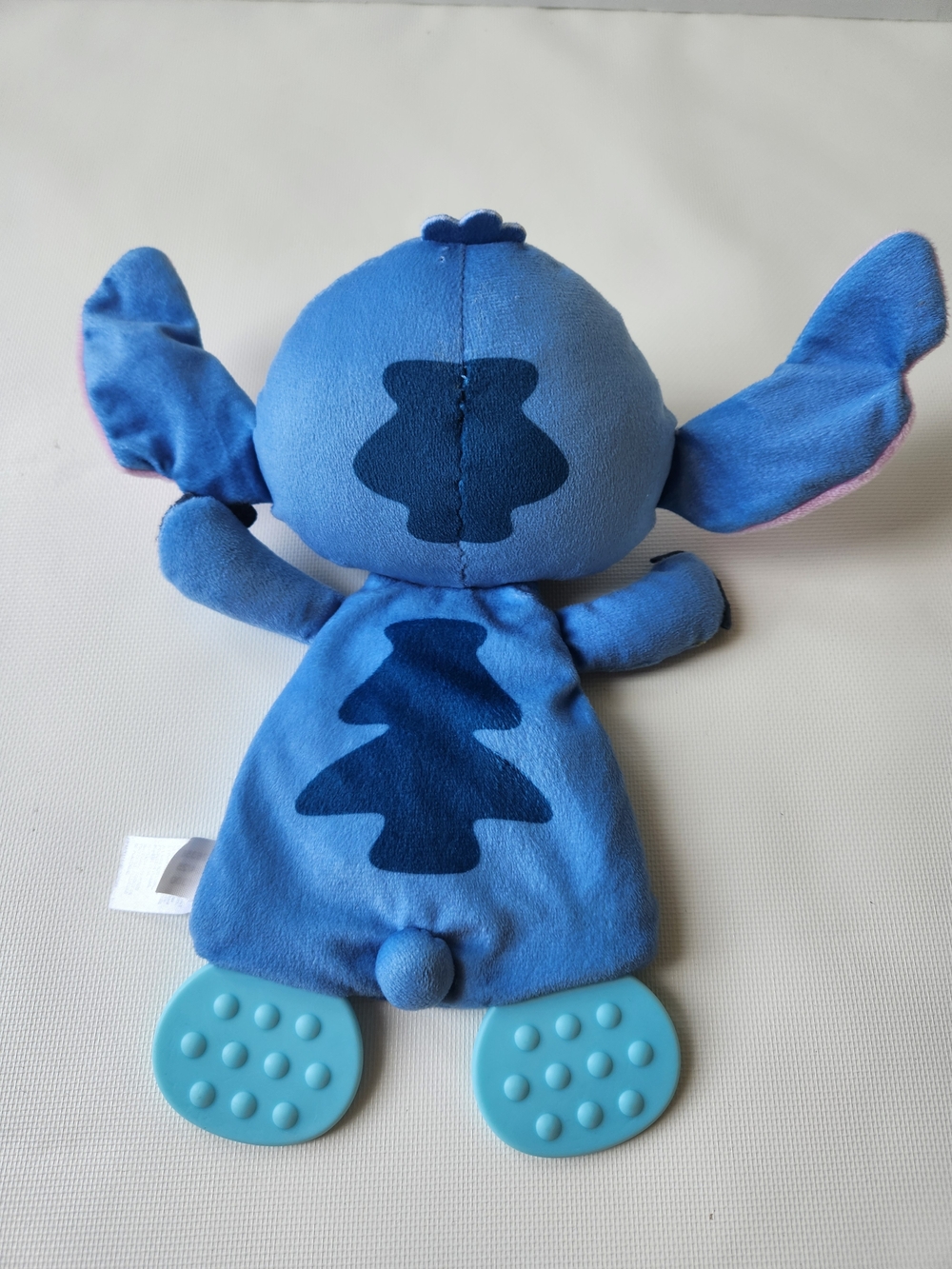 Disney Stitch Baby Crinkle Toy Infant Toddler Leaf Teether Security Lovey Plush - Picture 2 of 4